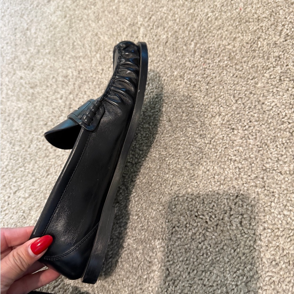 Saint Laurent Black Leather Loafers - Picture 15 of 16